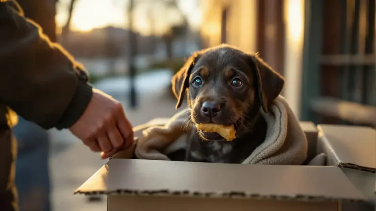 Odborníci jsou zajedno: opuštění štěněte v uzavřené krabici s jídlem může způsobit neviditelná traumata a trvalé poruchy chování