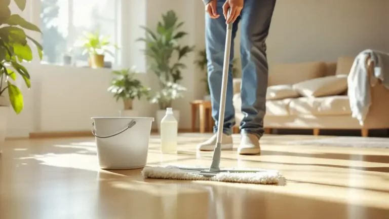 Přidejte tuto přísadu do vody na čištění a prodlužte čistotu svých podlah